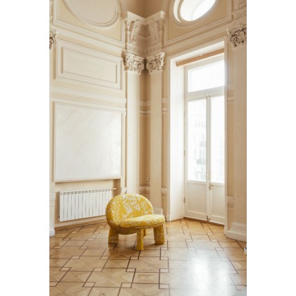 Крісло Dino жовте ARHIVE FABRIC SERGIY KOLOS ShishkaProject